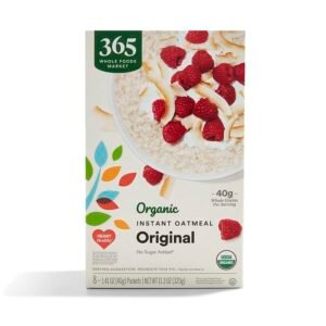 365 by Whole Foods Market, Organic Instant Oatmeal Original 8 Pack, 11.3 oz