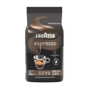 Lavazza Espresso Whole Bean Coffee, Medium Roast, 100% Arabica, 2.2 lb Bag, Pack of 1