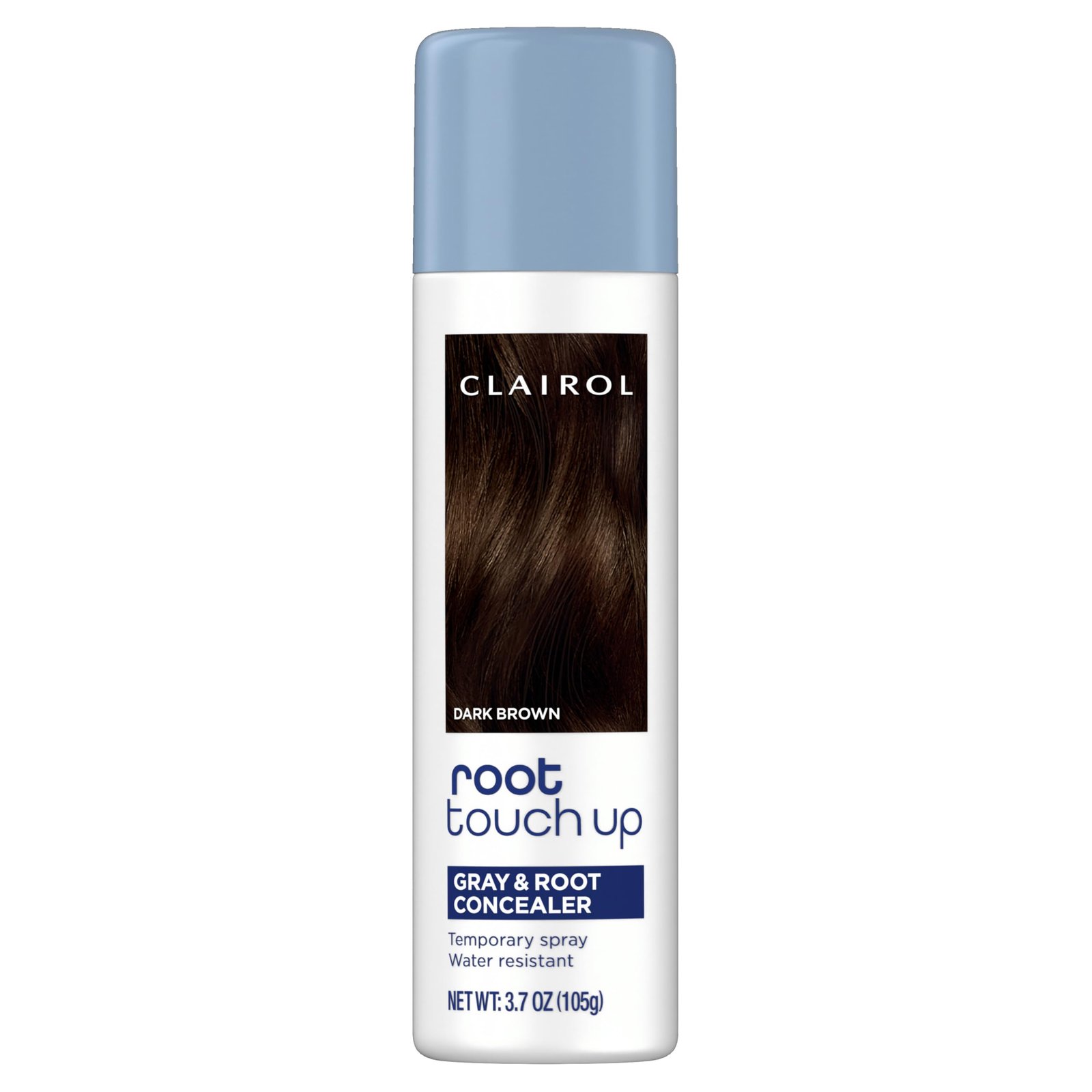 Clairol Root Touch-Up Temporary Hair Coloring Spray, Dark Brown Hair Color | Instant Natural-Looking Gray Root Coverage | Ammonia Free | Lightweight Formula | Pack of 1
