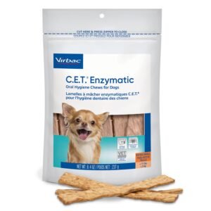 Virbac C.E.T. Enzymatic Oral Hygiene Chews X Small - Plaque & Tartar Control - Single Layer