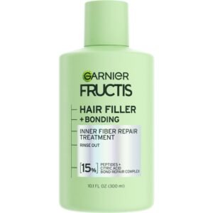 Fructis Hair Filler Bonding Inner Fiber Rinse Out Pre Shampoo Treatment With Bond Repair Complex, 10.1 Fl Oz, 1 Count
