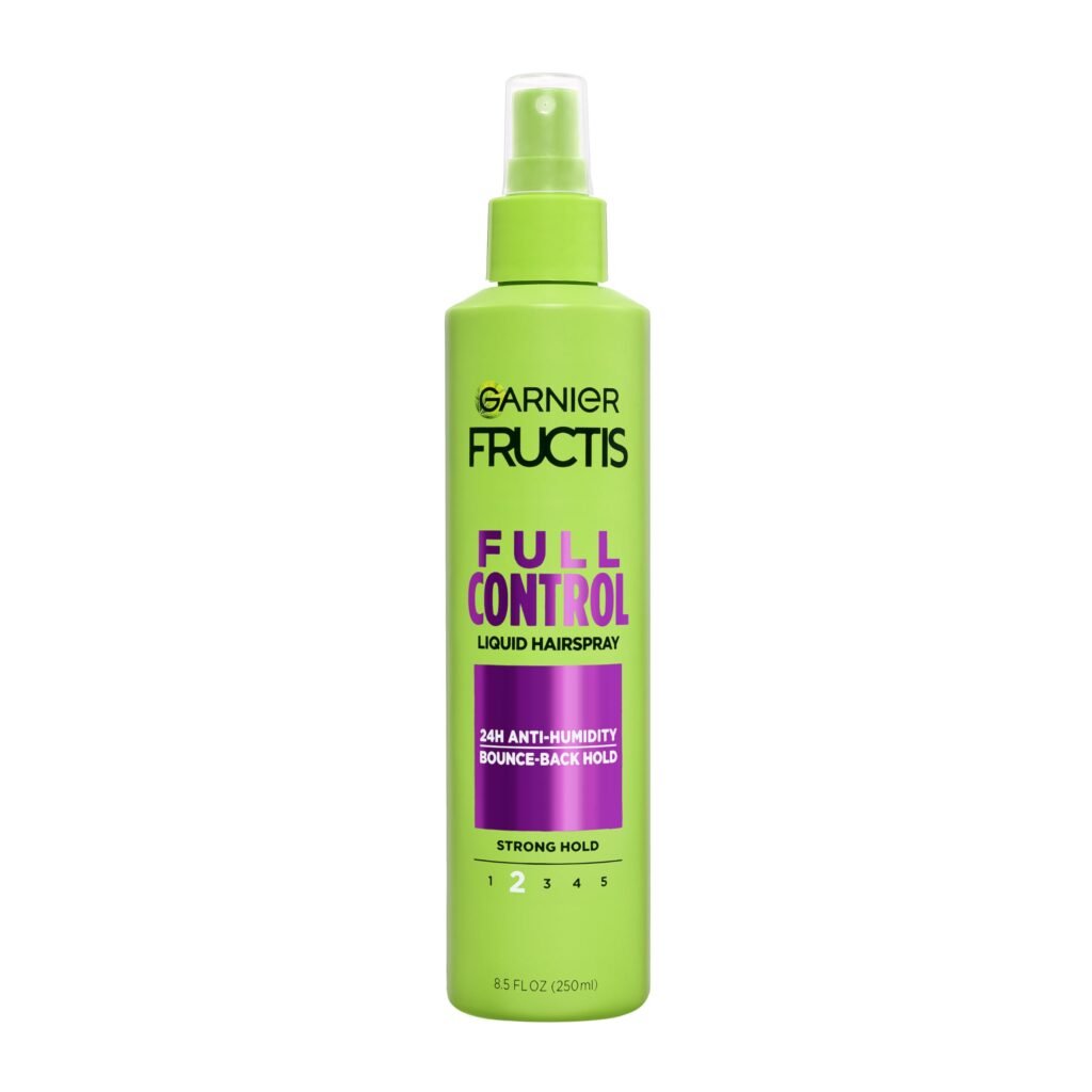 Fructis Style Full Control Anti-Humidity Hairspray, Non-Aerosol, 8.5 Fl Oz, 1 Count (Packaging May Vary)
