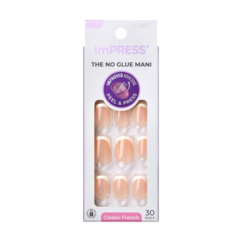 Kiss Impress No Glue Mani Press On Nails - Manicure Stick & Mini File