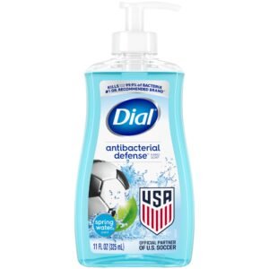 Dial Antibacterial Liquid Hand Soap, Spring Water, 11 Fl Oz
