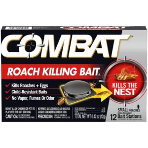 Combat Roach Killing Bait Stations for Small Roaches, 12 Count