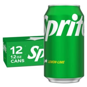 Sprite Lemon Lime Soda Soft Drinks, 12 fl oz, 12 Pack