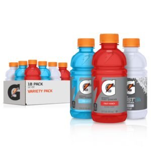 Gatorade Thirst Quencher, Fruit Punch, Glacier Cherry, 12 Fl Oz, Pack of 18