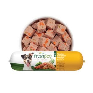 Freshpet Fresh Dog Food, Slice & Serve Roll, Tender Chicken Recipe - 6 lb