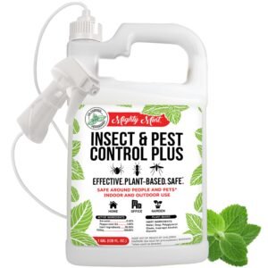 Mighty Mint Peppermint Oil Insect Repellent Plus Spray, 128 oz