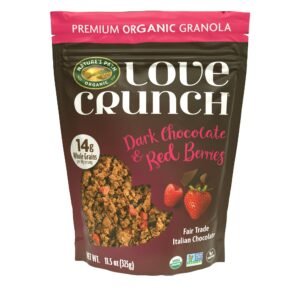 Organic Dark Chocolate & Red Berries Granola, 11.5 oz, Vegan, Pack of 1
