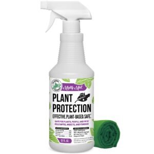 Mighty Mint Peppermint Oil Plant Protection Spray – Insect & Pest Control for Gnats, 32 oz