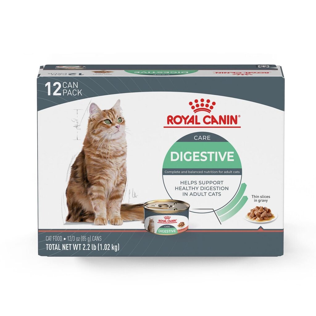 Royal Canin Feline Care Nutrition Digestive Care Adult Thin Slices in Gravy Cat Food, () - 3 oz | Pack of 12