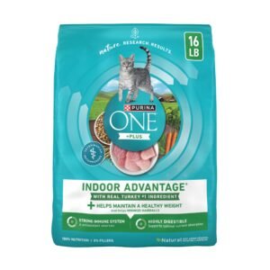 Purina ONE Natural Low Fat Weight Control Indoor Dry Cat Food +Plus Indoor Advantage - 16 lb