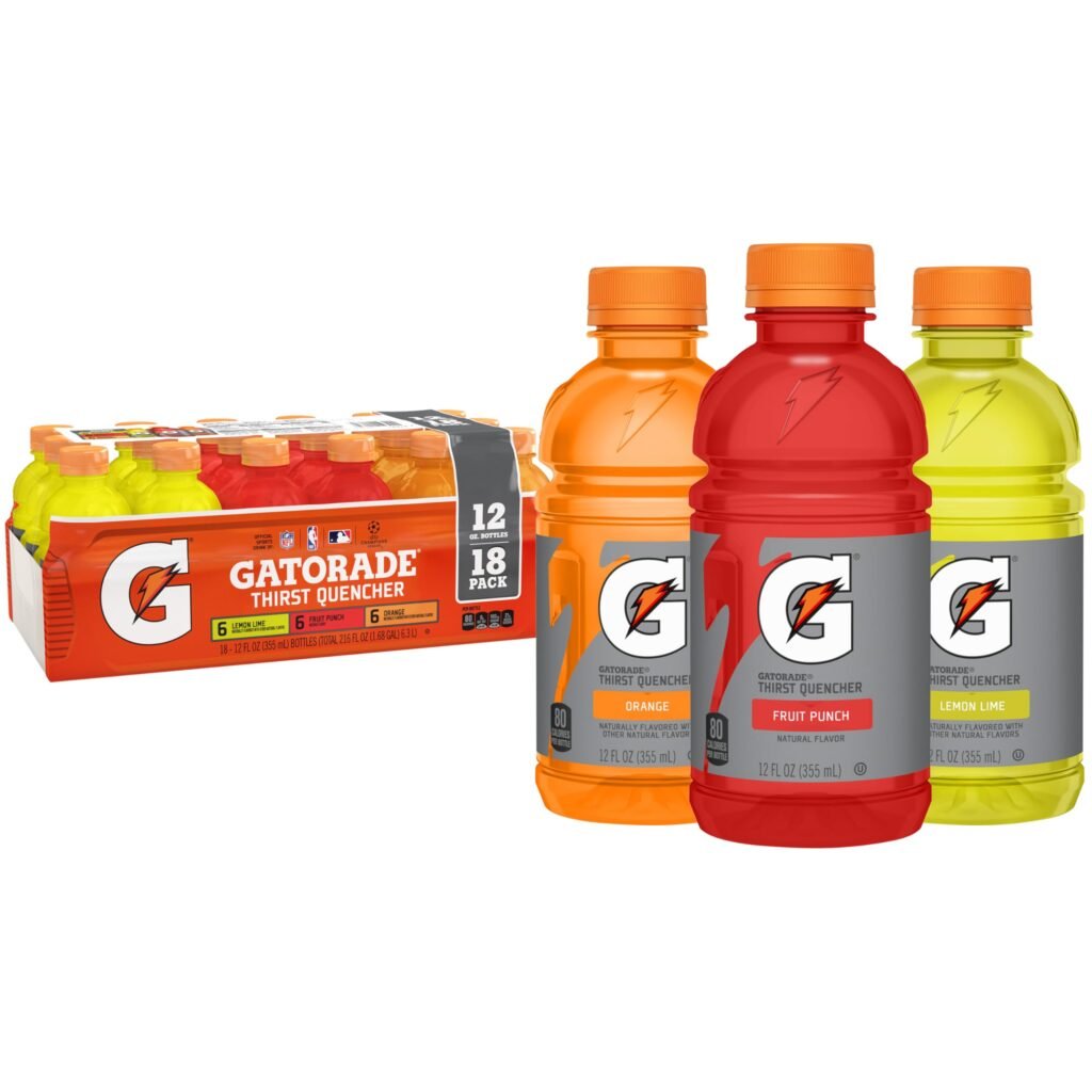 Gatorade Thirst Quencher Sports Drink, Variety Pack, 12 Fl Oz, Pack of 18