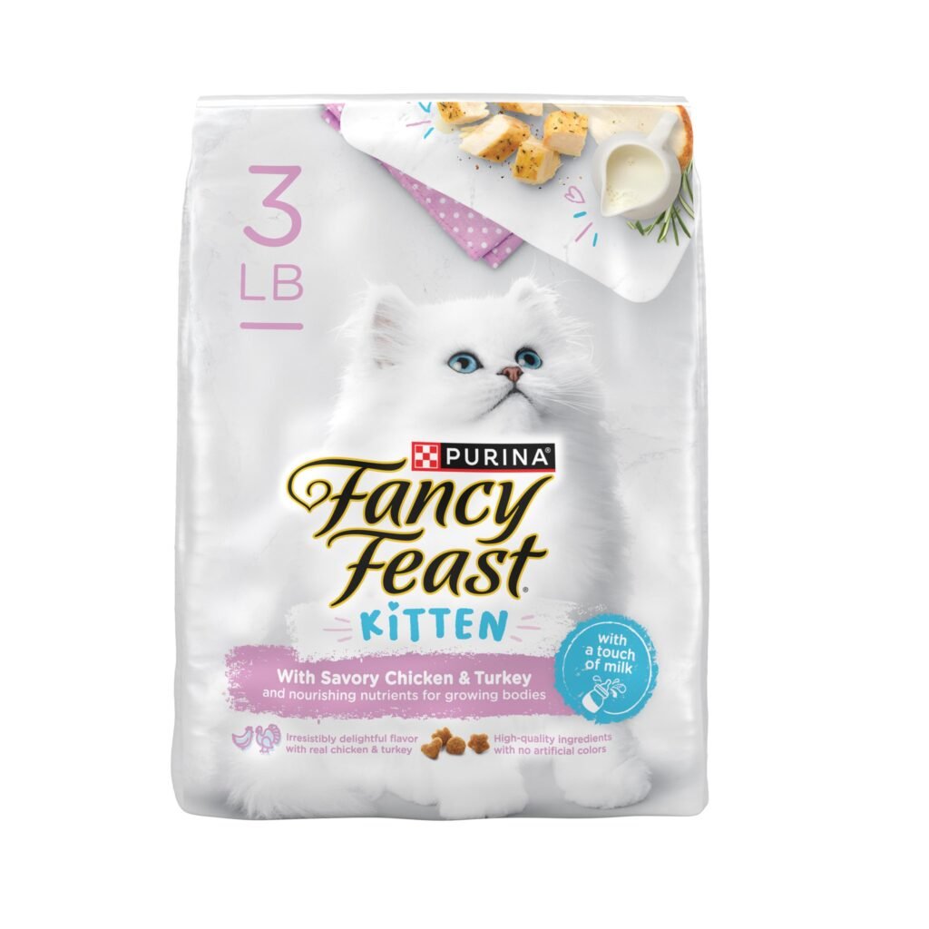 Fancy Feast Purina Fancy Feast Kitten With Savory Chicken and Turkey Kitten Dry Food - 3 lb