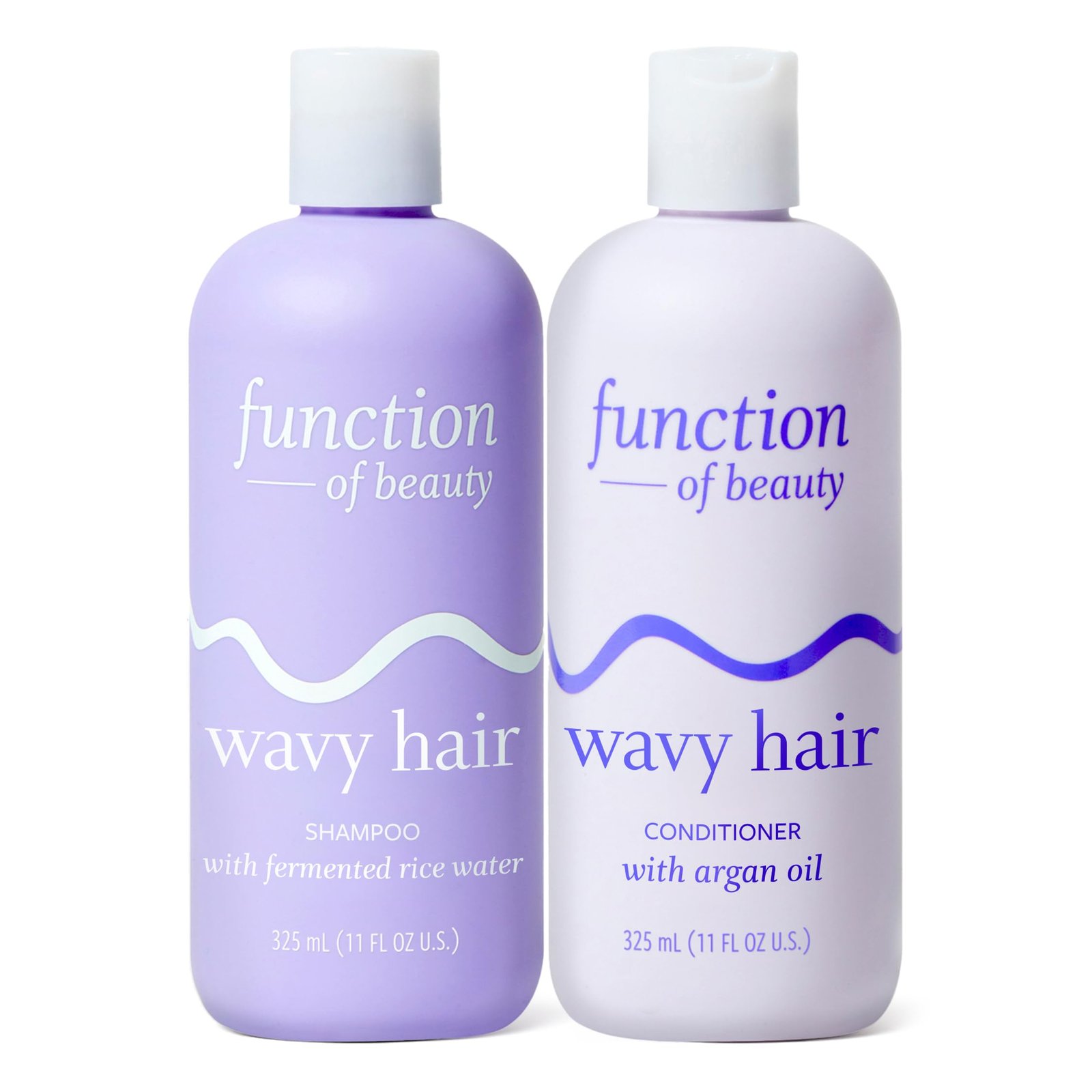 Function Beauty Natural Wavy Hair Shampoo Conditioner Set