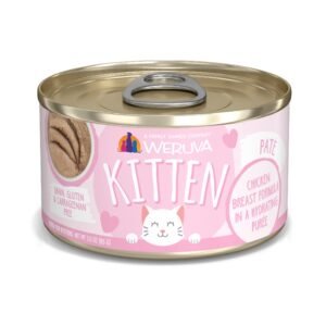 Weruva Kitten, Chicken Breast Formula in a Hydrating Purée, () - 3oz | Pack of 12