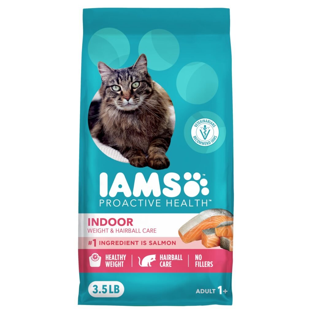 IAMS Proactive Health Dry Cat Food, Indoor Weight and Hairball Care Dry Cat Food - 3.5 lb