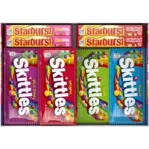 & STARBURST Assorted Chewy Candy Variety Pack for Holidays, Gifts, Parties, 62.79 oz, 30 Ct Bulk Box
