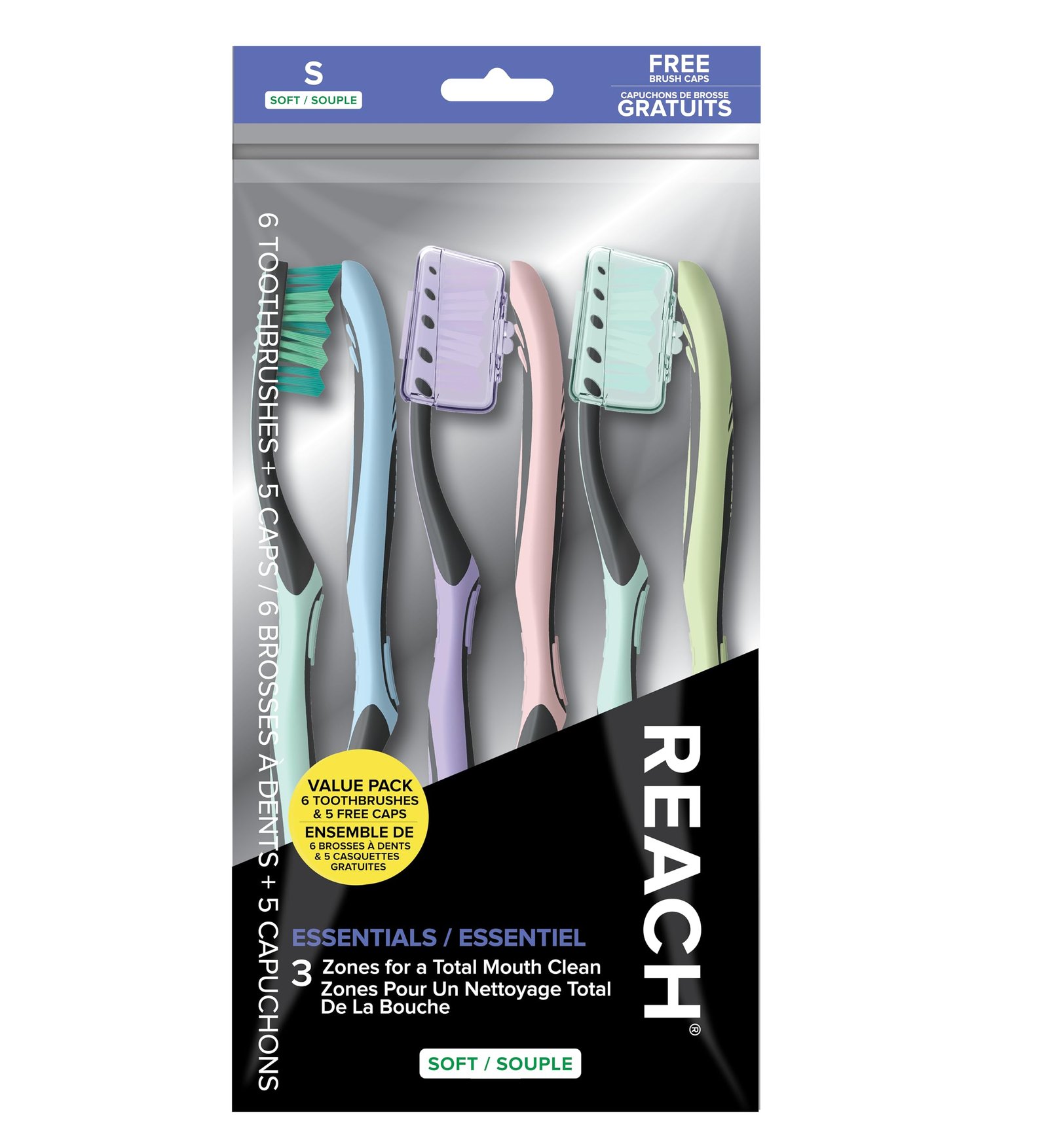 Reach Essentials Toothbrush Brush Bristles