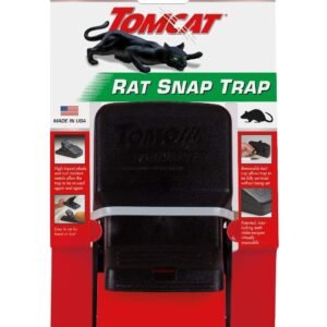 Tomcat Rat Snap Trap, 1 Rat Size Trap - Reusable
