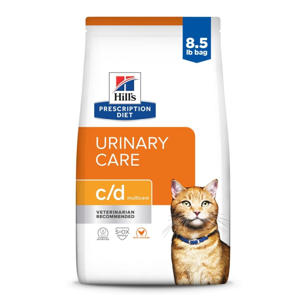 Hill's Prescription Diet c d Multicare Urinary Care Dry Cat Food Chicken - 8.5 lb
