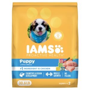 IAMS Proactive Health Puppy Food Large Breed Puppy Food for Large Dogs - 30.6 Lb