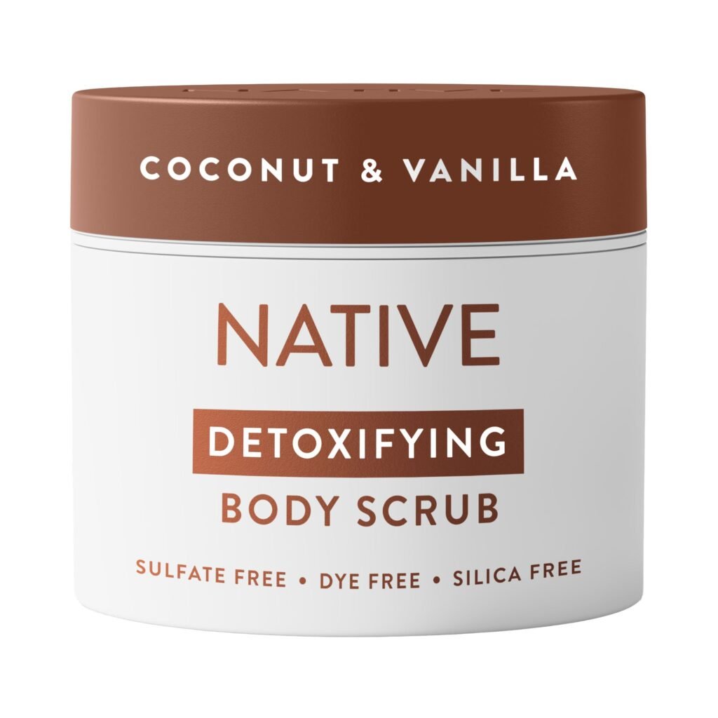 Coconut & Vanilla Exfoliating Body Scrub for Women & Men, 1 Wash to Soft, Smooth Skin, Gently Exfoliates Even Sensitive Skin, Clean Formula, Enhances Skin Radiance, Free of Silica, 12 oz