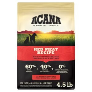 ACANA Grain Free Dry Dog Food Red Meat Recipe - 4.5lb