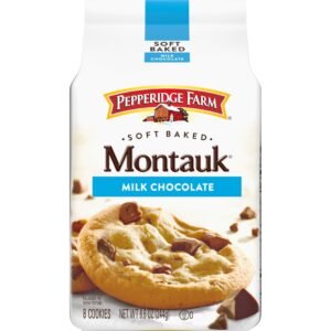 Pepperidge Farm Montauk Soft Baked Milk Chocolate Chunk Cookies, 8.6 Oz Bag, 8 Cookies