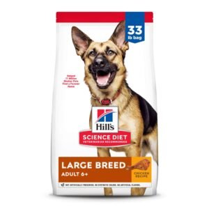 Hill's Science Diet Adult 6+ Large Breed Dry Dog Food Chicken - 33 lb