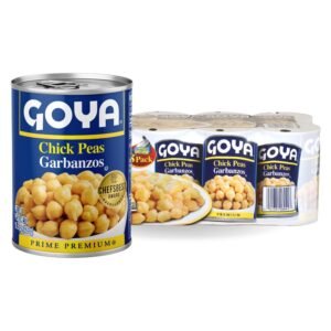 Goya Foods Chick Peas, Garbanzo Beans, 15.5 oz, Pack of 8