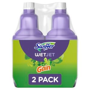 Swiffer WetJet and Hardwood Liquid Floor Cleaner Solution Refill