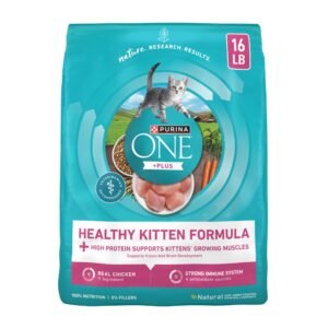 Purina ONE High Protein Natural Dry Kitten Food +Plus Healthy Kitten Formula - 16 lb