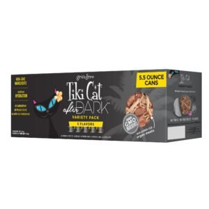 Tiki Cat After Dark Wet Cat Food Variety Pack Cans - 5.5 oz | Pack of 8