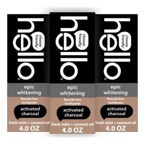 Activated Charcoal Toothpaste Fluoride Whitening