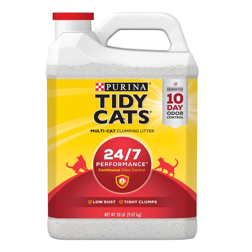 Tidy Cats Scoop Cat Litter Box For Multiple Cats - 20 Lbs