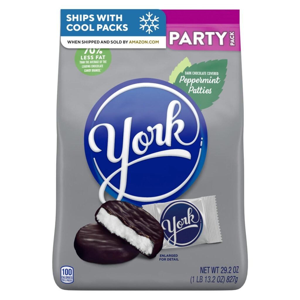 Dark Chocolate Peppermint Patties, Candy Party Pack, 29.2 oz