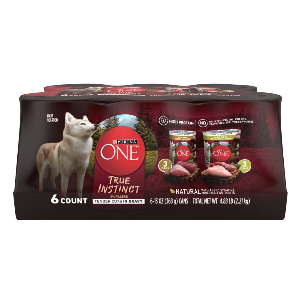 Instinct True Instinct Tender Cuts in Gravy with Real Turkey and Venison, and with Real Chicken - 13 Oz | Pack of 6