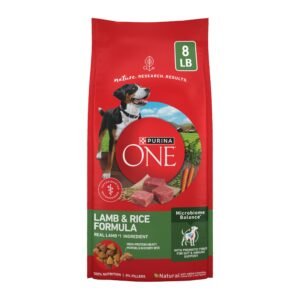 Purina ONE Dry Dog Food Lamb and Rice Formula - 8 lb