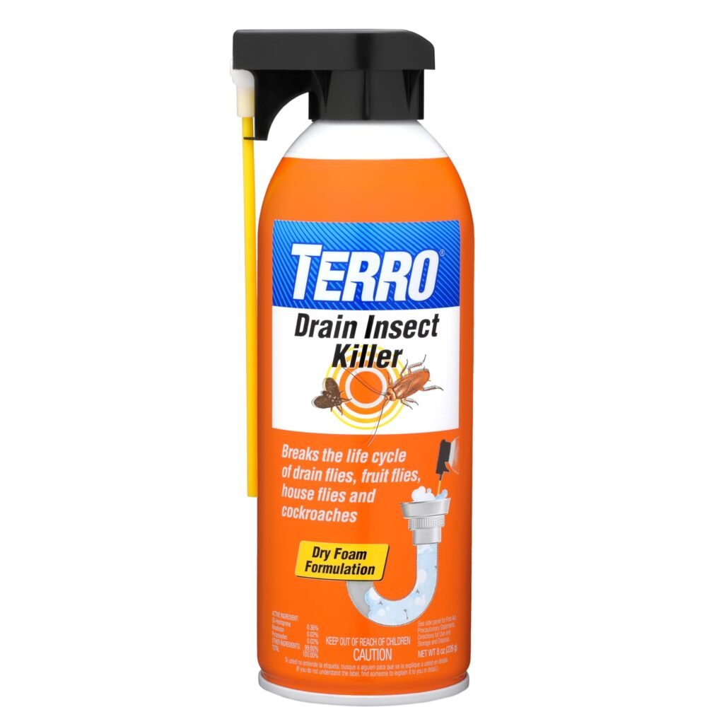 TERRO T590 Drain Insect Killer Foam 1-Pack