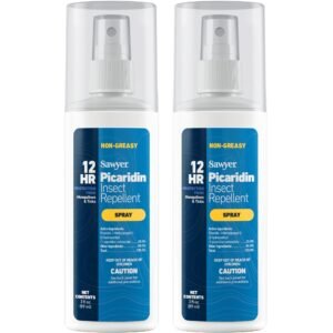 Sawyer Products SP5432 Picaridin Insect Repellent Spray, 20%, Pump, 3-Ounce, (Pack of 2)