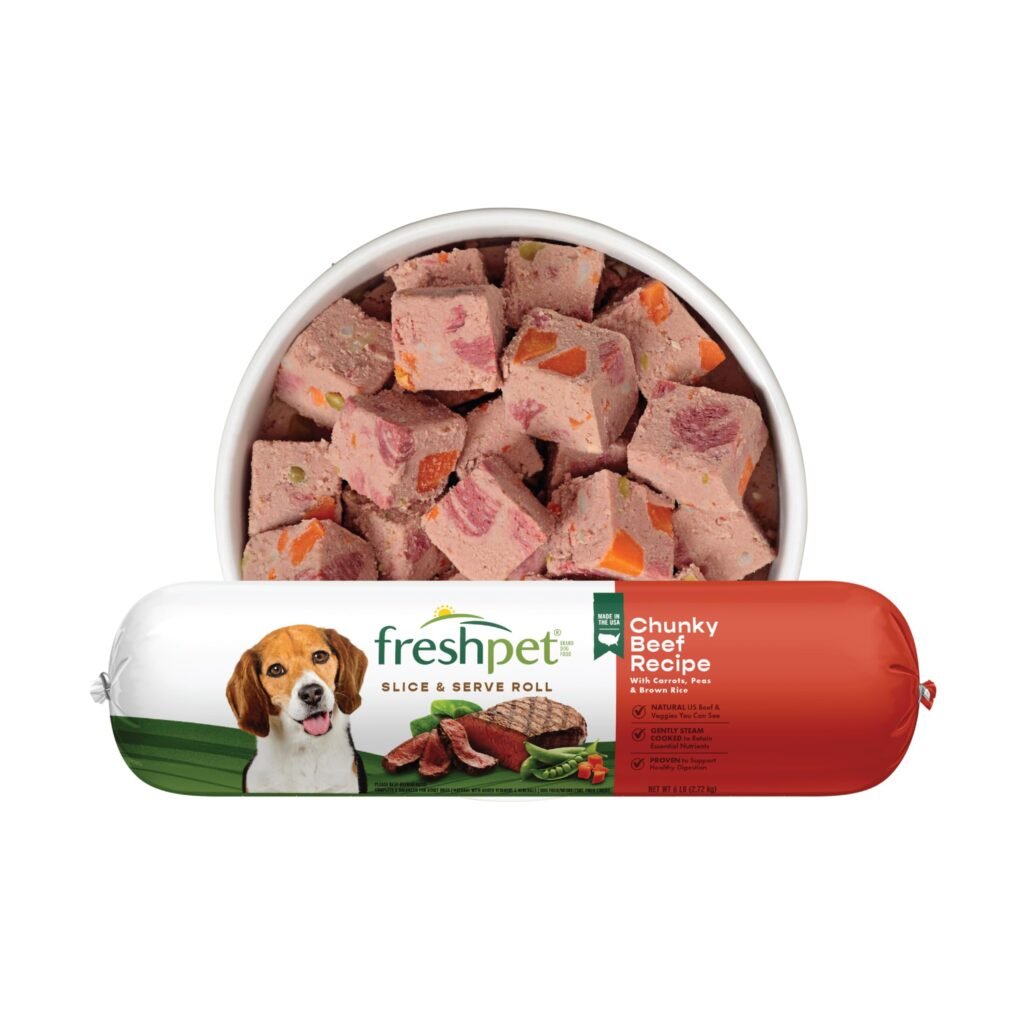 Freshpet Healthy & Natural Dog Food, Fresh Beef Roll - 6lb
