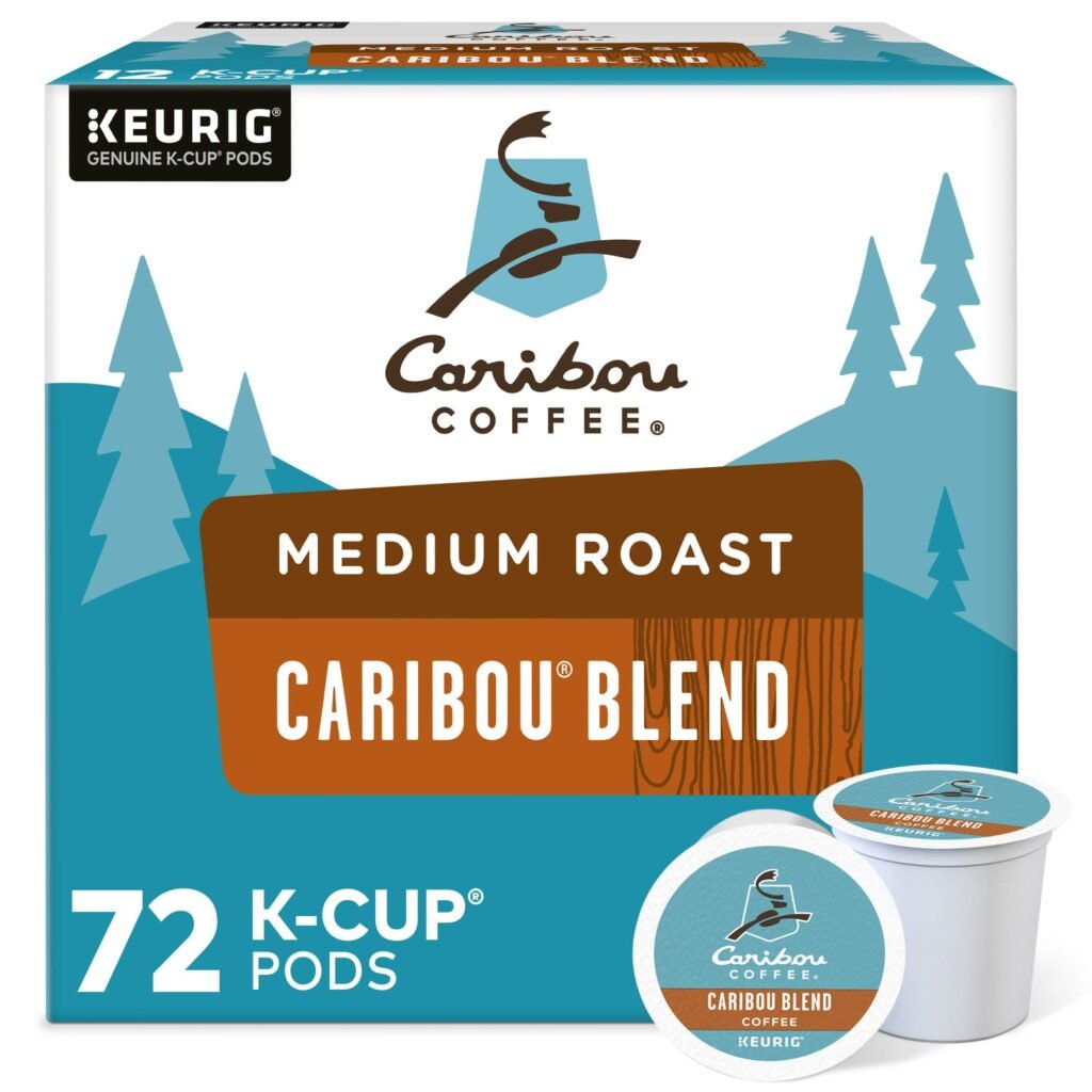 Caribou Blend Keurig Single-Serve K-Cup Pod, Medium Roast Coffee, 72 Ct