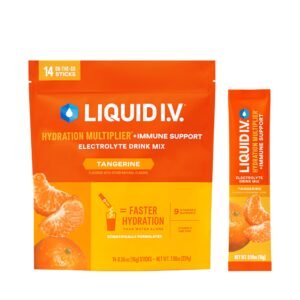 Hydration Multiplier +Immune Support - Tangerine, Electrolyte Powder Drink Mix, 14 Servings, 1 Pack