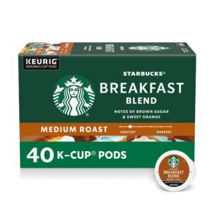 K-Cup Coffee Pods, Medium Roast Hot or Iced Coffee, Breakfast Blend