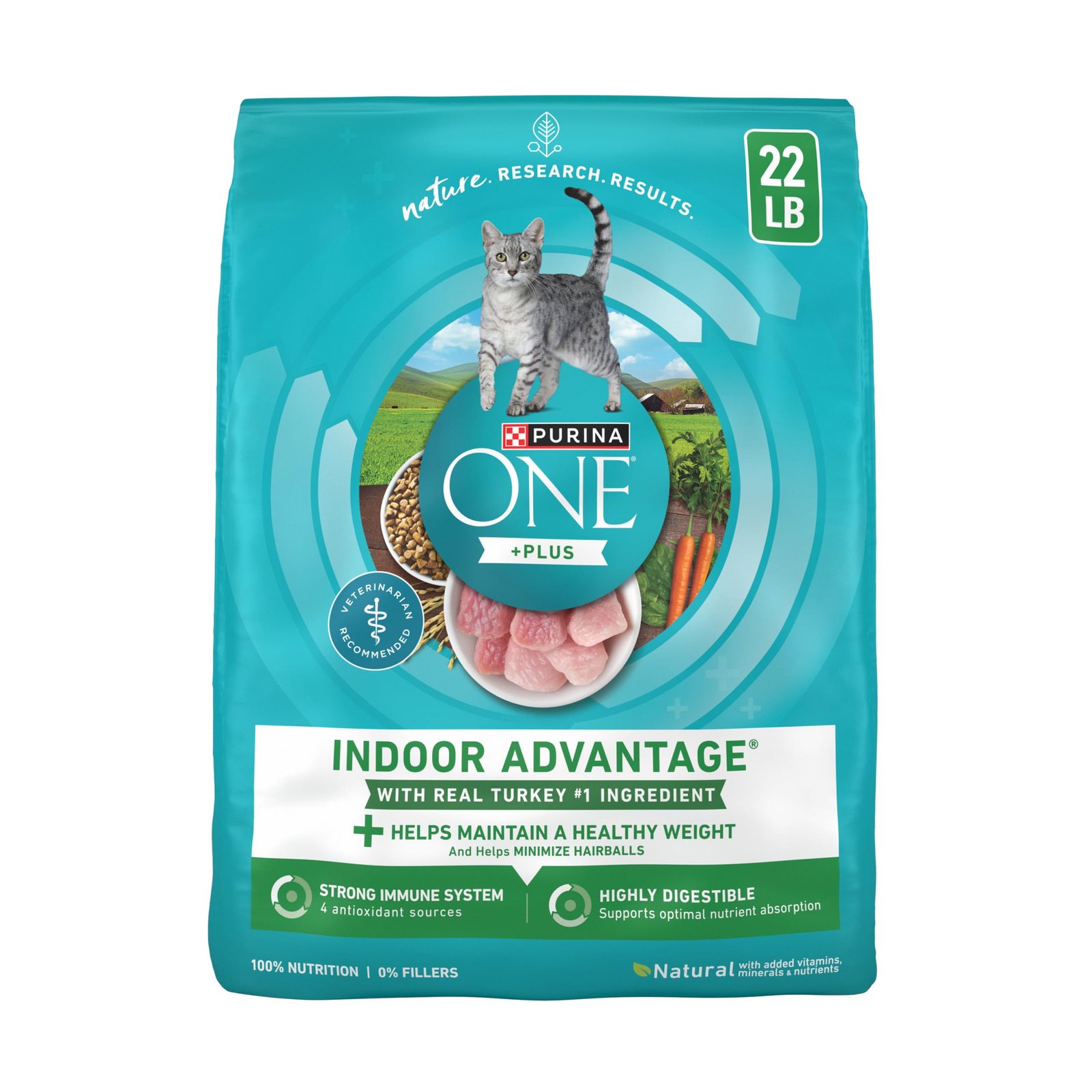 Purina ONE Natural, Low Fat, Weight Control - 22 lb