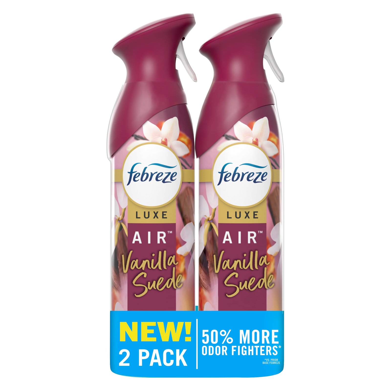 Febreze Air Mist, Vanilla Suede, 8.1oz, 2ct