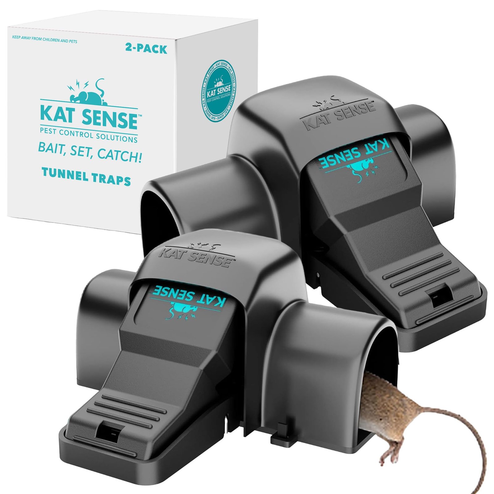 Kat Sense Covered Rat Trap & Chipmunk Trap