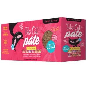 Tiki Cat Grill P t Wet Cat Food Variety Pack Cans - 2.8 oz | Pack of 12